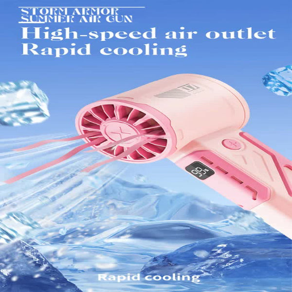 Pink 100 Speed Mecha Handheld Fan Usb Rechargeable Mini Lightweight 150G 6 8 Hour Battery Life Portable Fans