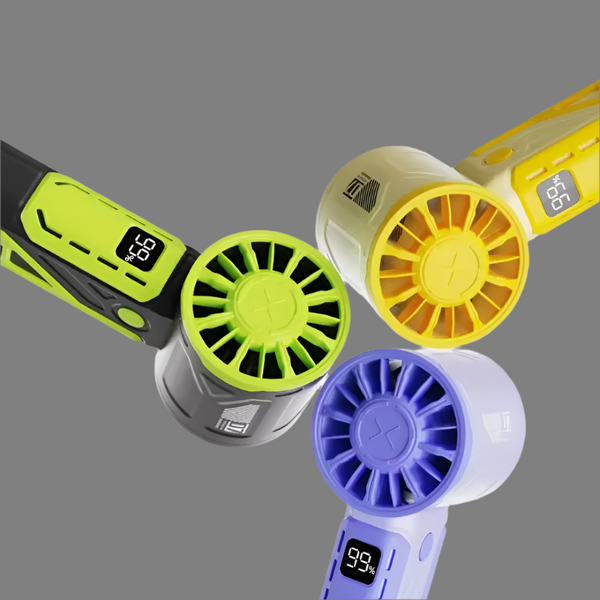 Purple 100 Speed Mecha Handheld Fan | Usb Rechargeable High Mini Powerful & Silent Lightweight 150G With 6 8 Hour Battery Life Portable Fans