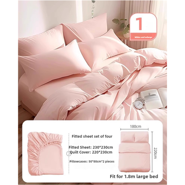 Elosung 4 Packaging Pink Disposable Travel Set Waterproof & Clean Soft Non Woven Fabric Pieces For Twin Beds Other Bedding