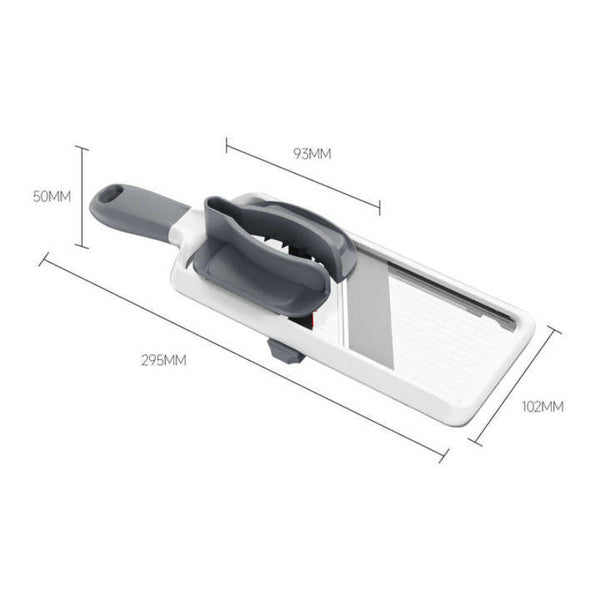 Grey Multi Function Vegetable Cutter Potato Slicer Fruit Slicing Machine Grater For Carrots & More Peelers & Slicers