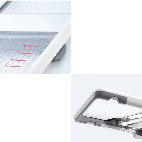 Grey Multi Function Vegetable Cutter Potato Slicer Fruit Slicing Machine Grater For Carrots & More Peelers & Slicers