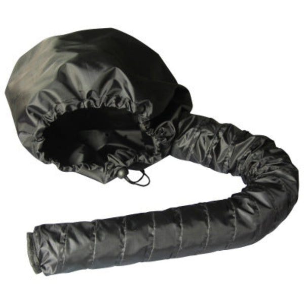 Elosung 2 Pcs Black Portable Hair Dryer Bonnet Cap Heated Care For Drying Styling And Conditioning With Warm Air Hair Dryers