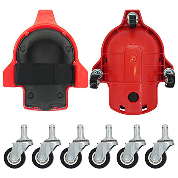 Elosung 1 Pair Set Multi Function Knee Pads With Swivel Wheels For Comfortable Protection Ideal Construction Tiling Woodworking And More Gardening Glo