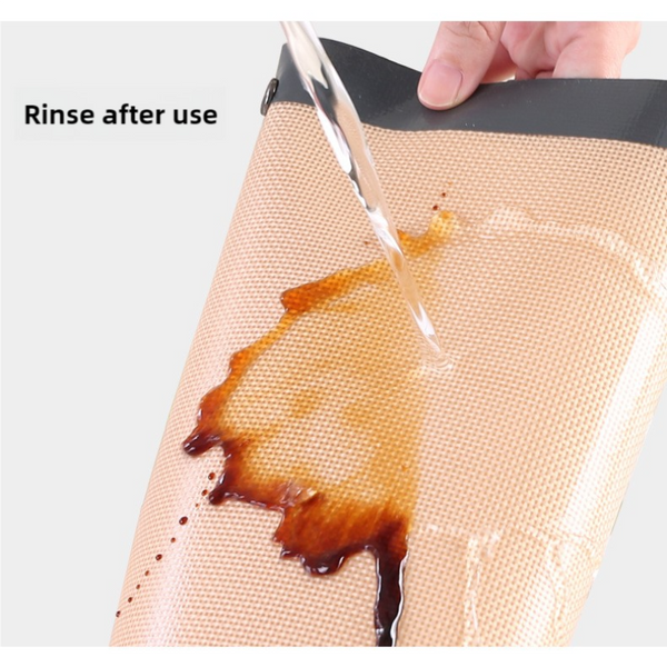 Other Bakeware & Ovenware Elosung 2 Piece Set (Gray Edge Yellow Background + Red White Background) Non Stick Silicone Baking Mat For Oven & Microwave