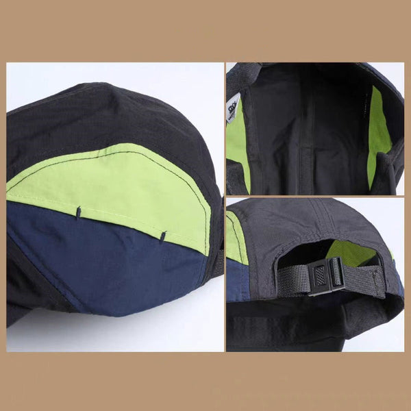 Elosung Black And Green Lightweight Sports Baseball Cap Quick Dry Waterproof Breathable Outdoor Camping Hats & Headwear