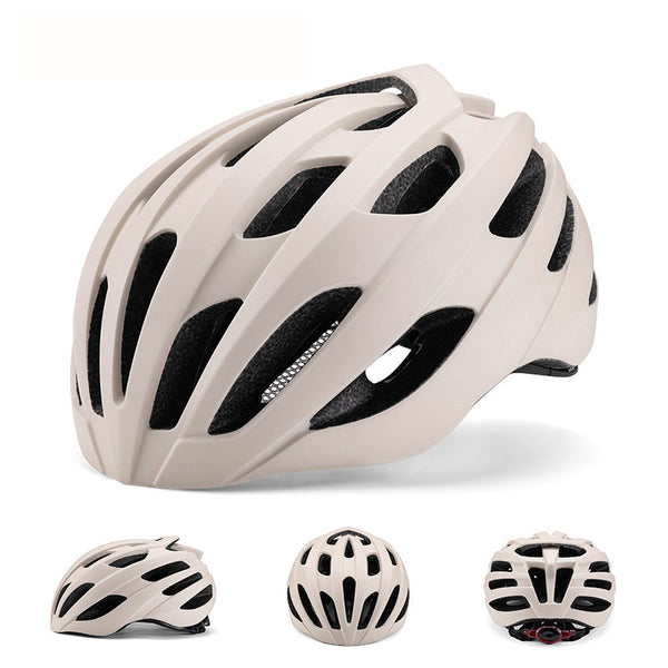 Off White Summer Cycling Helmet For Men And Women Lightweight Breathable Road Bike With Ventilation Safety Features Helmet Accessories