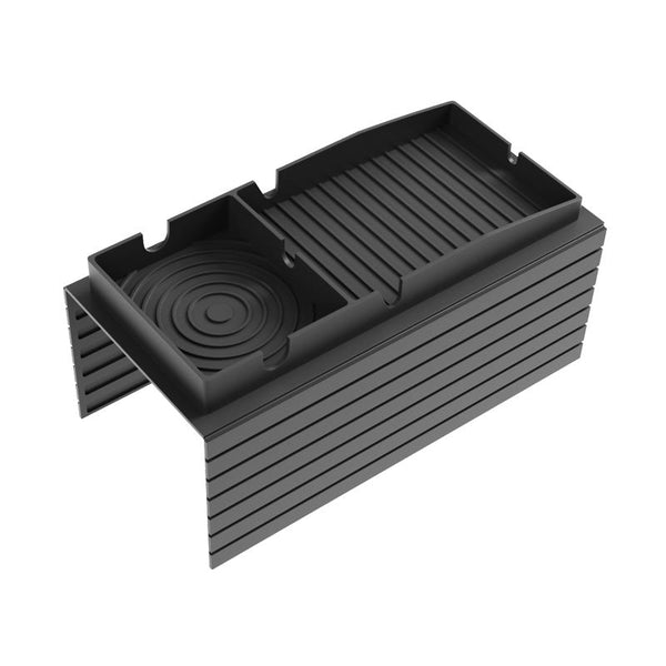 Black Multi Function Sofa Cup Holder Tray Silicone Drink Organizer Adjustable And Easy To Clean Armrest Storage Box For Drinks Snacks Gadgets Trays