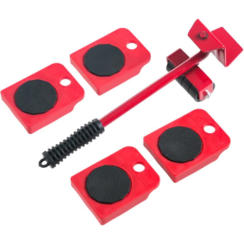 Elosung 2 Pcs Red Heavy Duty Furniture Moving System Sliding Dolly Tools For Easy Transport Of Appliances Objects Other Hand Tools