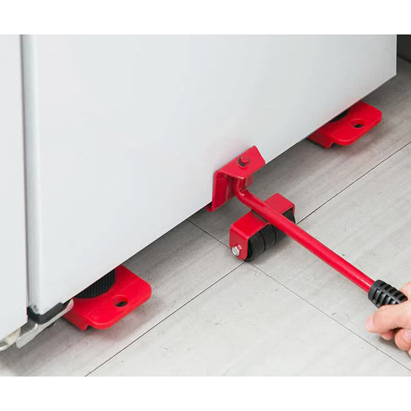 Elosung 2 Pcs Red Heavy Duty Furniture Moving System Sliding Dolly Tools For Easy Transport Of Appliances Objects Other Hand Tools