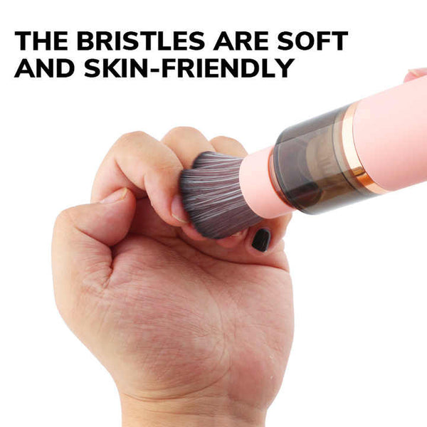 Pink Mini Wireless Dust Cleaner Powerful Long Lasting Handheld Vacuum For Makeup Tables Powder And Dusts Vacuum Cleaners