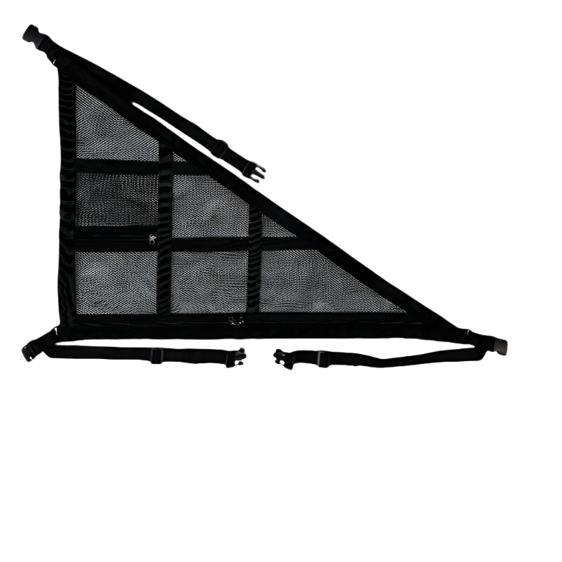 Black Car Roof Triangular Storage Net Adjustable Ceiling Organiser For Vehicles Car Organisers