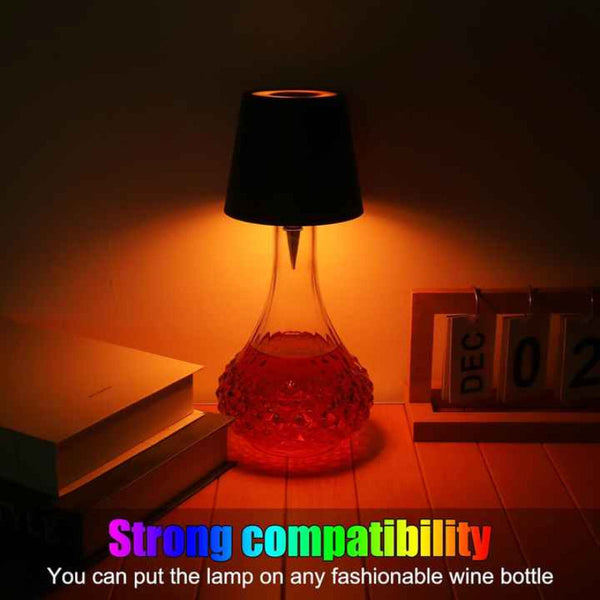 Black Rgb Color Changing Led Bottle Lamp Smart Lighting For Home Decor Lamps