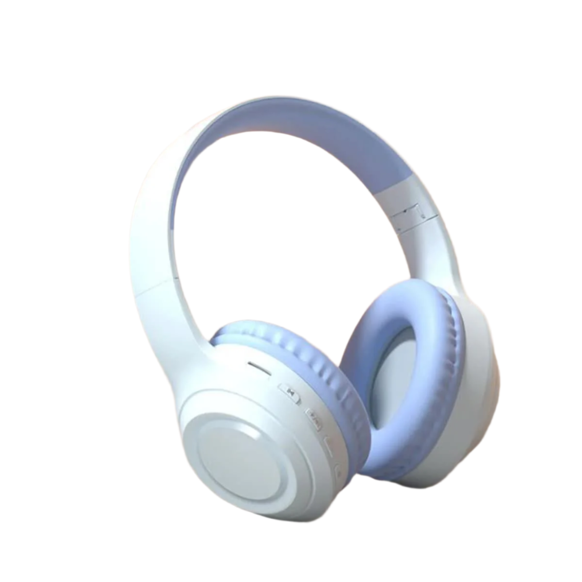 Blue Wireless Headphones 400Mah 16H Playtime Sd Card & Aux Support Earbuds