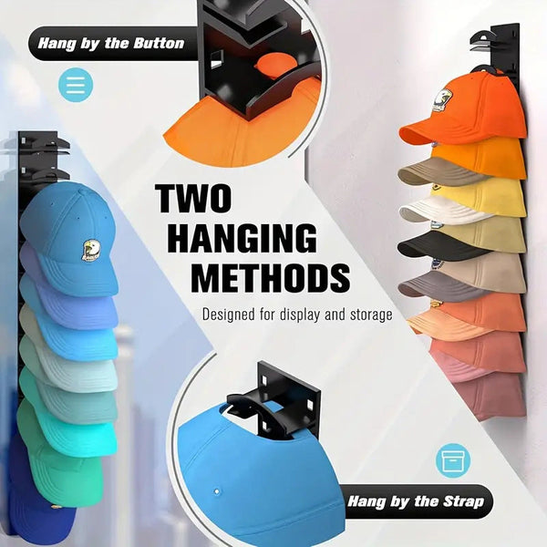 Hat Organizer Rack For Baseball Caps Coat & Hat Racks