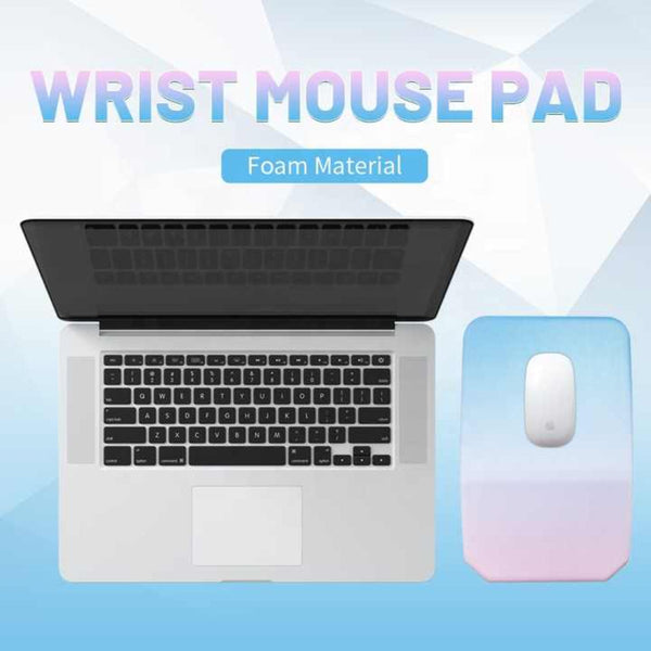Ergonomic Pu Anti Slip Mouse Pad With Wrist Support Rectangular Gradient Desk Mat For Gaming And Office Use Mouse Pads & Wrist Rests