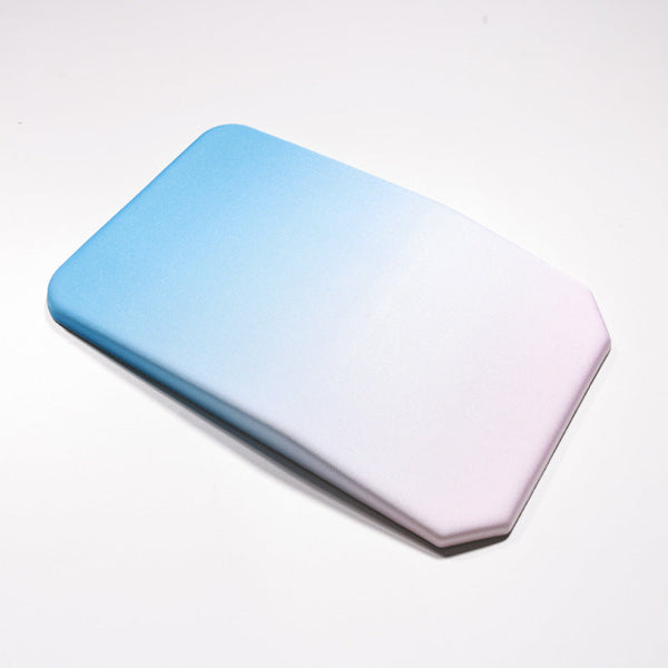 Ergonomic Pu Anti Slip Mouse Pad With Wrist Support Rectangular Gradient Desk Mat For Gaming And Office Use Mouse Pads & Wrist Rests