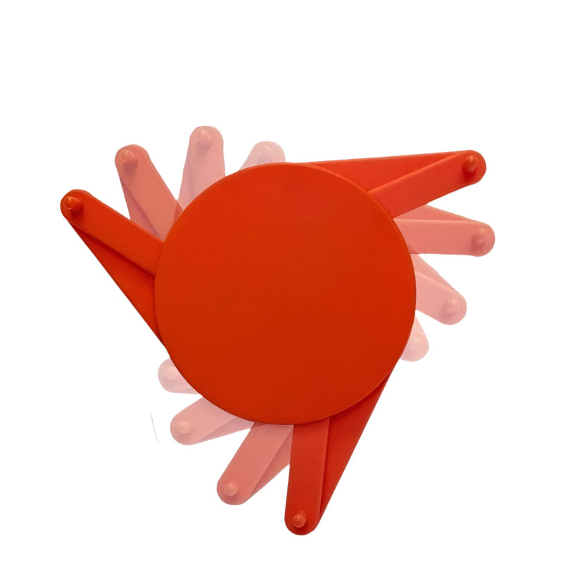 3 Pcs Orange Cup Holder For Mugs Glasses And Cups Stackable Space Saving Design 6.5Cm Diameter Other Kitchen Storage