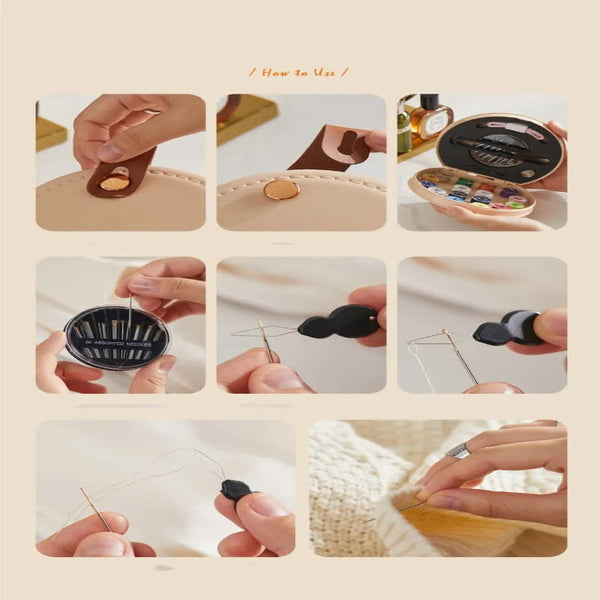 Sewing Kit With Threads Needles And Tools Other Sewing