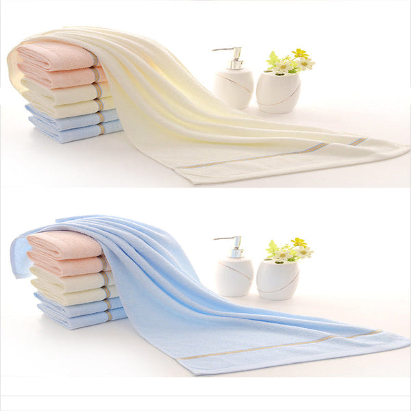 Luxury Soft Cotton Towel Set 5 Piece Towels & Washcloths