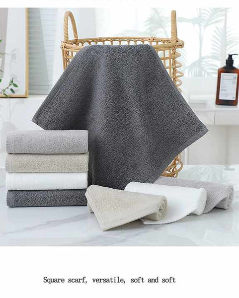 White Premium Cotton Towel Set 6 Pieces Soft & Absorbent Bath Towels For Adults Towels & Washcloths