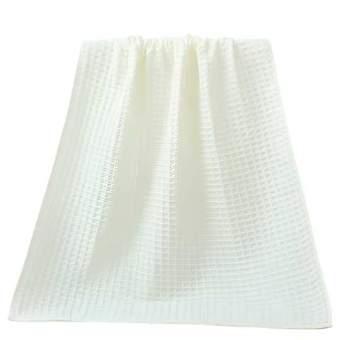 White Luxury Cotton Waffle Bath Towel Soft Quick Drying Water Absorbent Unisex For Home Use Towels & Washcloths