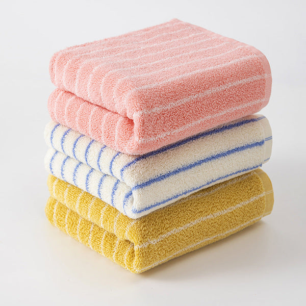 Blue Soft And Absorbent Cotton Towel Set | 3 Piece Luxury Bath Towels Ideal For Adults Face & Towels & Washcloths