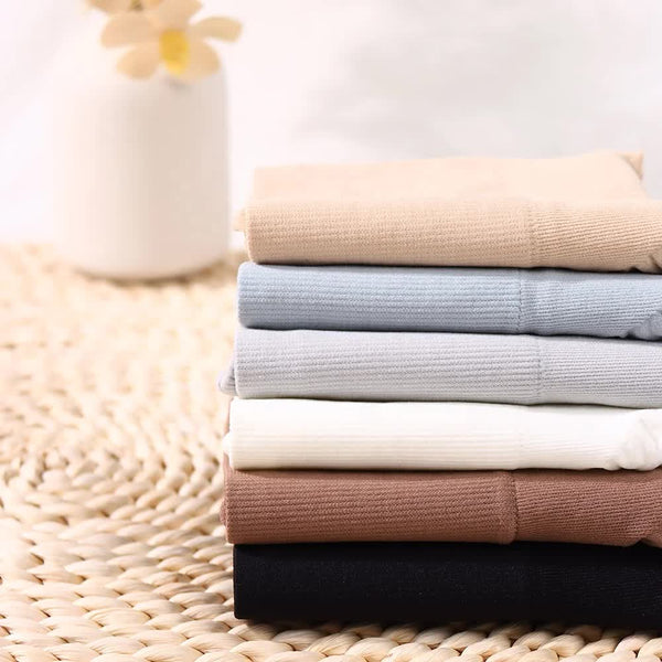 3 Pcs Size White Microfiber High Waisted Thong Underwear With Tummy Control A Slimming Comfort Erotic Panties