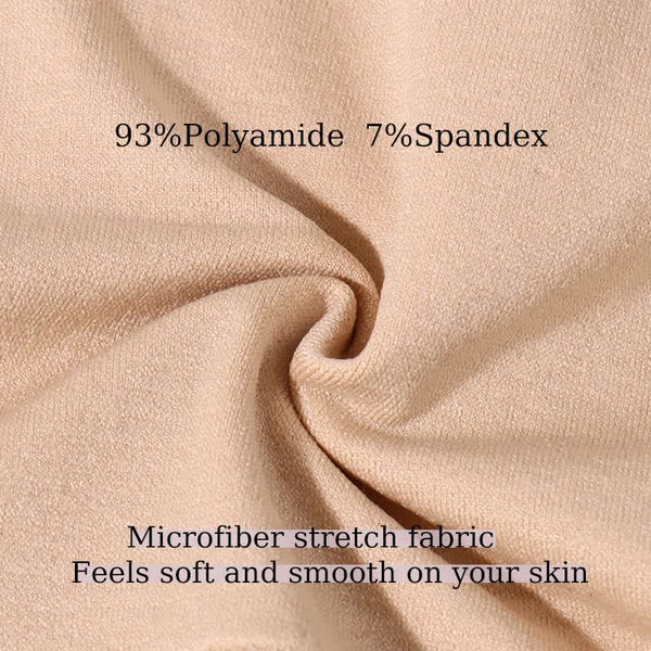 3 Pcs Size Skin Microfiber High Waisted Thong Underwear With Tummy Control Slimming Comfort Erotic Panties