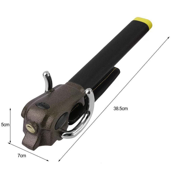 Foldable Car Steering Wheel Lock Anti Theft Device With 2 Keys For Vehicle Protection Steering Wheels & Horns