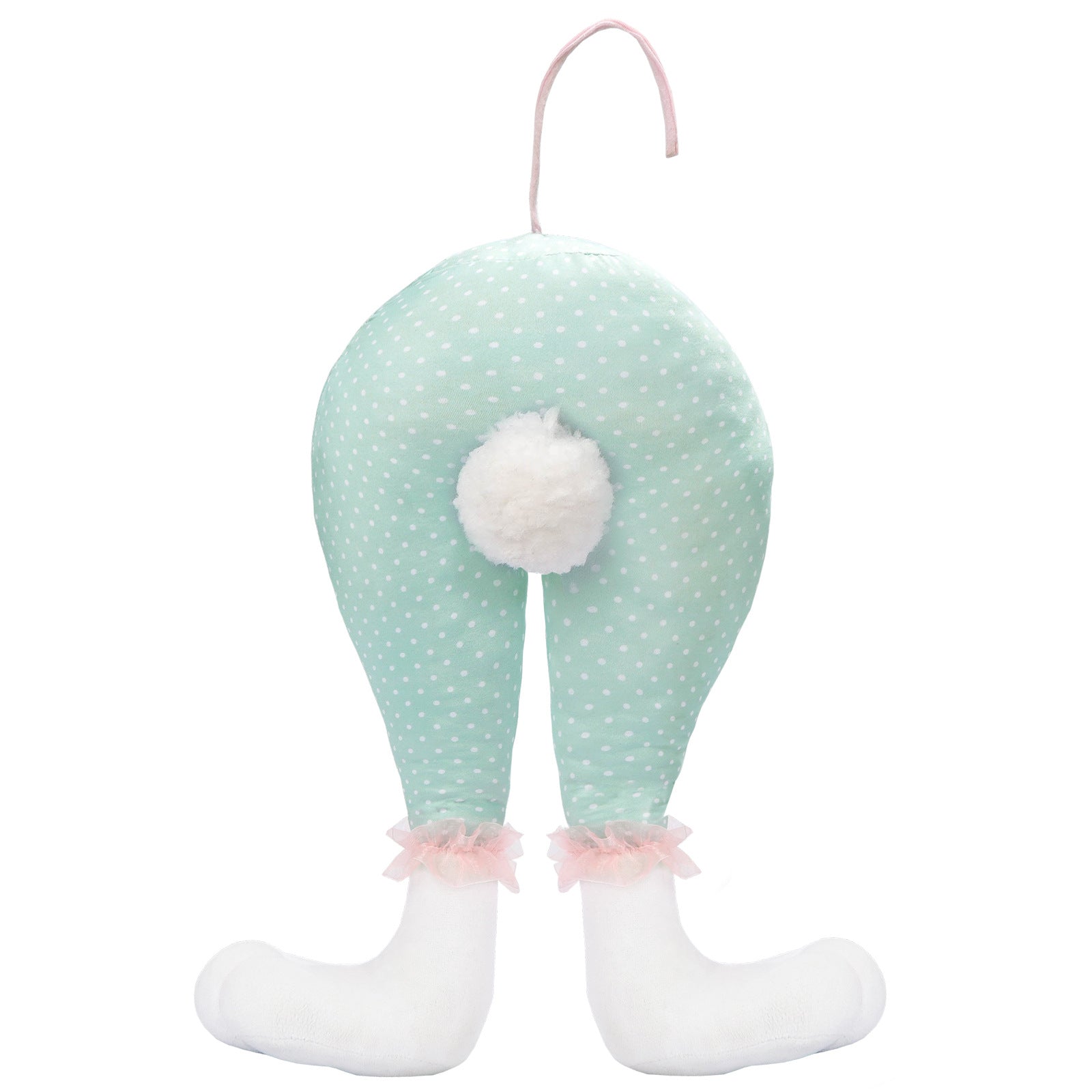 Elosung Green Easter Bunny Hanging Legs Decoration Festive Home Scene Prop 54Cm (24.3In) Seasonal Decorations
