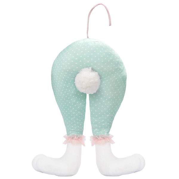 Elosung Green Easter Bunny Hanging Legs Decoration Festive Home Scene Prop 54Cm (24.3In) Seasonal Decorations