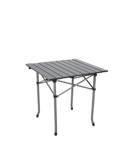 Elosung Folding Egg Roll Square Table Black 52X52x50 Tables