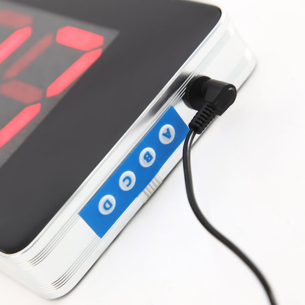 Elegant 10 Inch Led Digital Wall Clock With Perpetual Calendar & Temperature Display Other Clocks