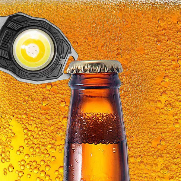 Elosung Multi Function Cob Work Light With Carabiner 500Lm Flashlight Lighter And More Flashlights