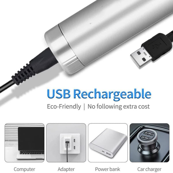 Elosung 4 In 1 Electric Nose And Ear Hair Trimmer Set Usb Rechargeable Grooming Kit Clippers & Trimmers