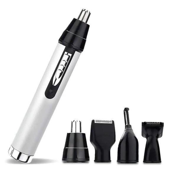 Elosung 4 In 1 Electric Nose And Ear Hair Trimmer Set Usb Rechargeable Grooming Kit Clippers & Trimmers
