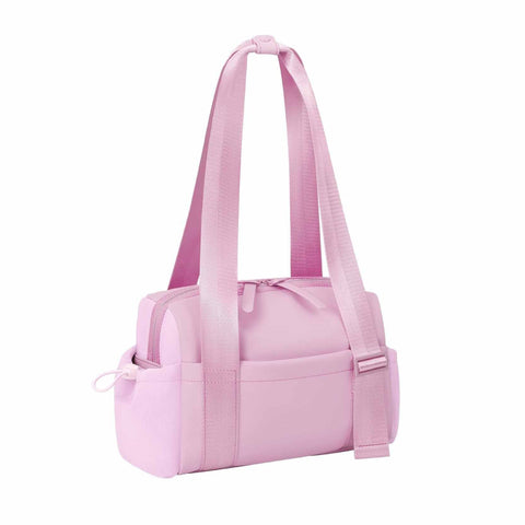 Stylish Mini Gym Bag Travel Tote Compact Duffel With Wet Pocket Luggage Sleeve Multiple Compartments Pink Gym Bags