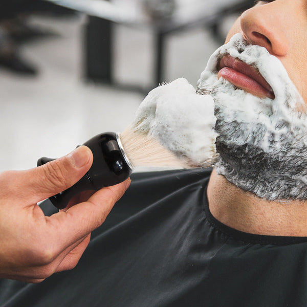 2 Pcs Men's Shaving Brush Set With Lathering Bowl And Stand Professional Beard Grooming Kit For Wet Men's Shavers