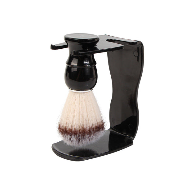 2 Pcs Men's Shaving Brush Set With Lathering Bowl And Stand Professional Beard Grooming Kit For Wet Men's Shavers