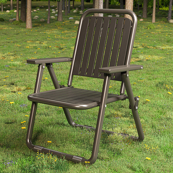 Coffee Folding Chair Outdoor Beach And Camping Recliner Camping Chairs