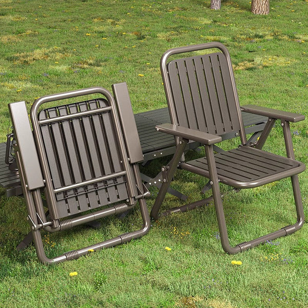Coffee Folding Chair Outdoor Beach And Camping Recliner Camping Chairs