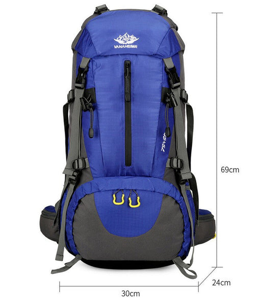 Green 36 55L Outdoor Hiking Backpack Durable Water Resistant Travel Bag For Trekking Camping And Adventure Climbing Bags