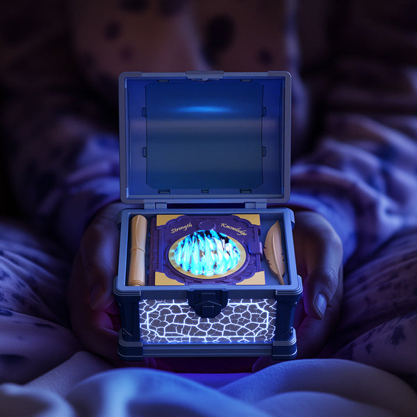Treasure Chest Projection Lamp With Bluetooth Speaker And Mood Light Lamps