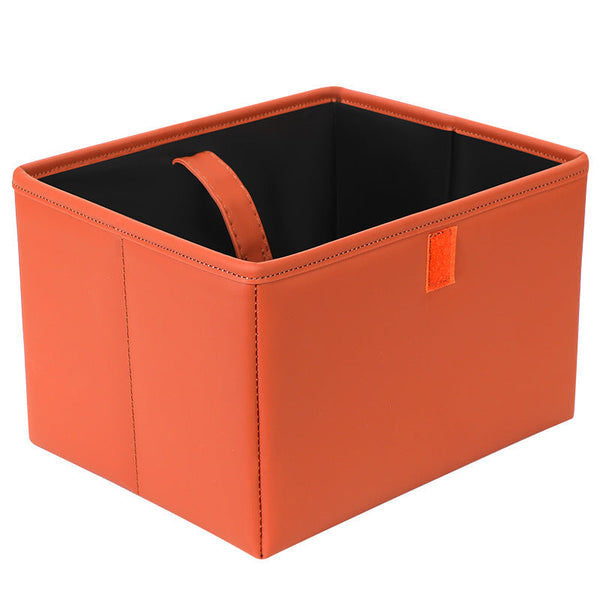 Black Foldable Car Trash Bin And Storage Box 23X17x15cm, Space Saving, Convenient Design Other Car Interior
