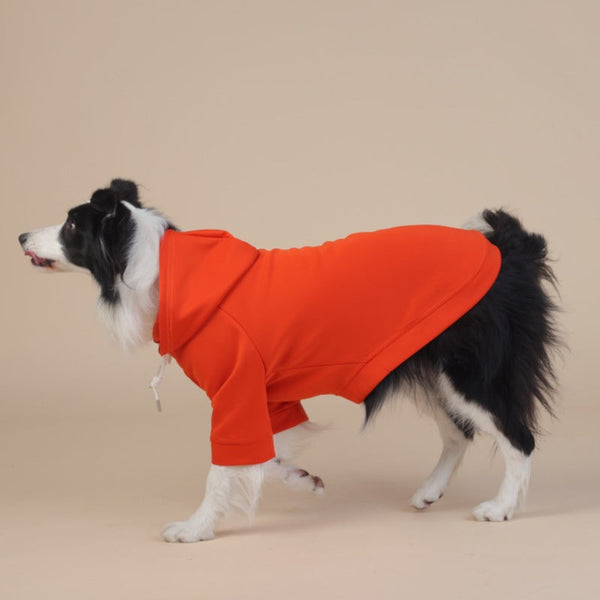 Orange Cute Dog Hoodie With Drawstring Available In Various Sizes Dog Clothing & Shoes