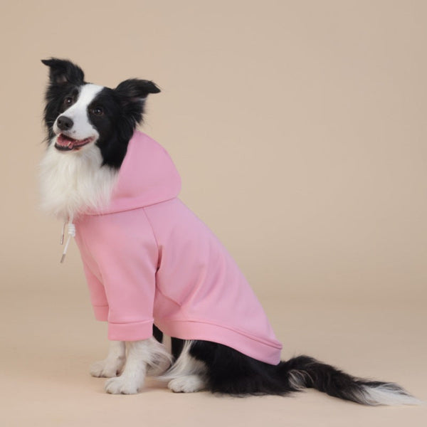 Pink Cute Dog Hoodie With Drawstring Available In Various Sizes Dog Clothing & Shoes