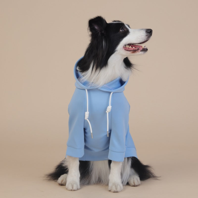 Xl Blue Cute Dog Hoodie With Adjustable Drawstring Comfortable Stylish Pet Apparel Dog Clothing & Shoes