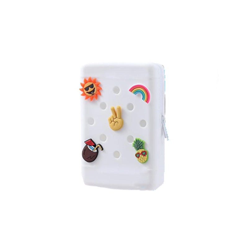 Elosung Customizable Silicone Tumbler Pouch Water Bottle Accessory Bag With Charm Holes Water Bottles