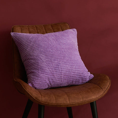 45X45cm Dark Purple Set Of Corduroy Pillow Throw Inserts Are Not Included Cushion Covers