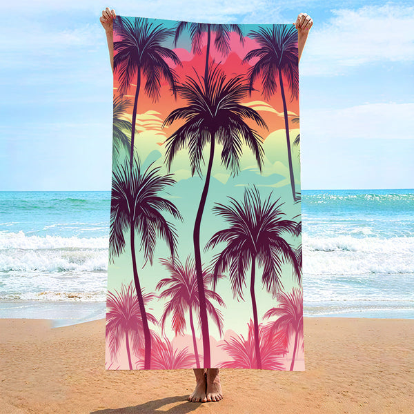 Elosung 2 Pcs Extra Large Microfiber Double Sided Beach Towel Quick Drying And Portable Stj 003 X14 Towels & Washcloths